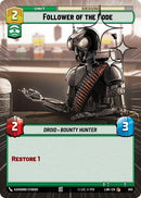 Image for Follower of the Code (Hyperspace Foil) (655) (A Lawless Time) - Star Wars: Unlimited