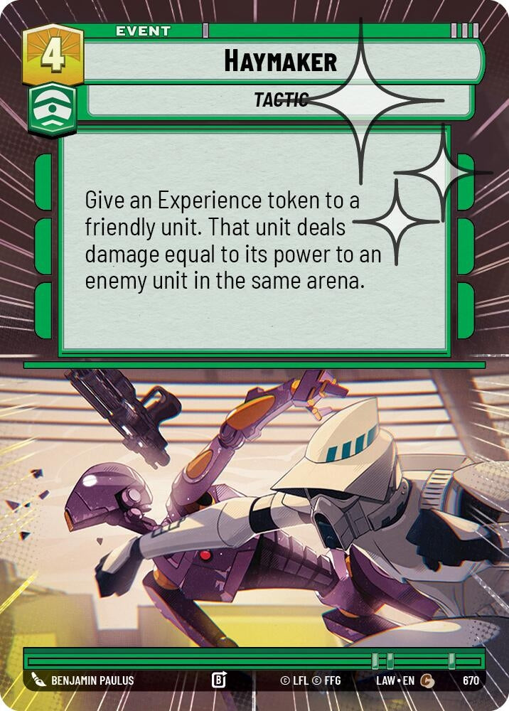 Image for Haymaker (Hyperspace Foil) (670) (A Lawless Time) - Star Wars: Unlimited