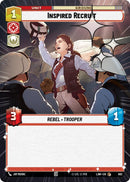 Image for Inspired Recruit (Hyperspace Foil) (682) (A Lawless Time) - Star Wars: Unlimited
