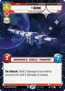 Image for Aerie - Cloud-Rider Dropship (Hyperspace Foil) (686) (A Lawless Time) - Star Wars: Unlimited