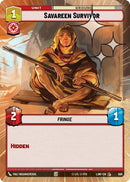 Image for Savareen Survivor (Hyperspace Foil) (690) (A Lawless Time) - Star Wars: Unlimited