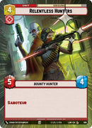 Image for Relentless Hunters (Hyperspace Foil) (698) (A Lawless Time) - Star Wars: Unlimited