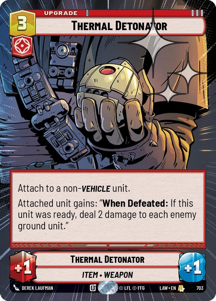 Image for Thermal Detonator (Hyperspace Foil) (703) (A Lawless Time) - Star Wars: Unlimited