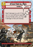 Image for Attack From All Sides (Hyperspace Foil) (709) (A Lawless Time) - Star Wars: Unlimited