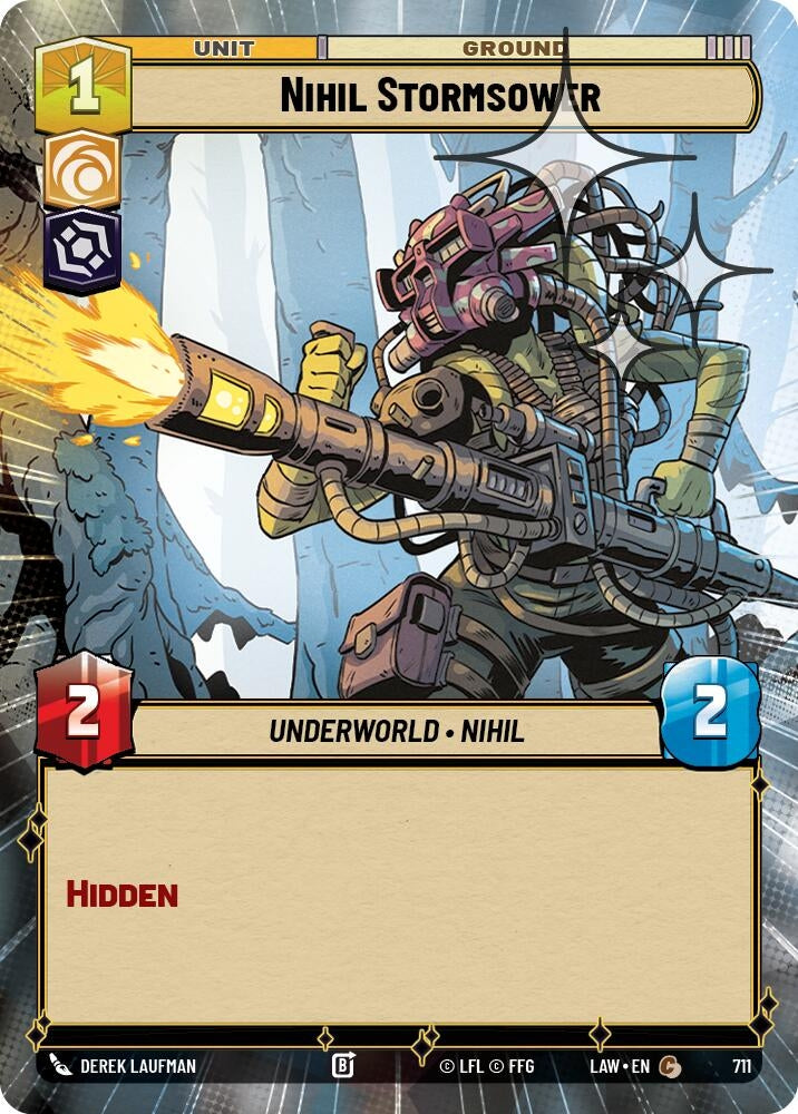 Image for Nihil Stormsower (Hyperspace Foil) (711) (A Lawless Time) - Star Wars: Unlimited