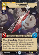 Image for Vermillion - Qi'Ra's Auction House (Hyperspace Foil) (717) (A Lawless Time) - Star Wars: Unlimited