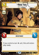 Image for Rose Tico - Now It's Worth It (Hyperspace Foil) (725) (A Lawless Time) - Star Wars: Unlimited
