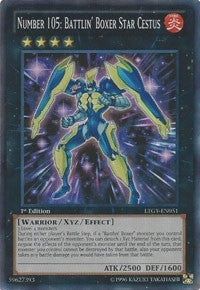 Number 105 Battlin Boxer Star Cestus (LTGY-EN051) [LTGY]