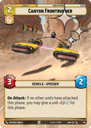 Image for Canyon Frontrunner (Hyperspace Foil) (730) (A Lawless Time) - Star Wars: Unlimited