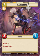 Image for Kage Elite (Hyperspace Foil) (736) (A Lawless Time) - Star Wars: Unlimited