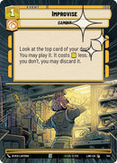 Image for Improvise (Hyperspace Foil) (744) (A Lawless Time) - Star Wars: Unlimited