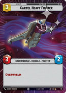 Image for Cartel Heavy Fighter (Hyperspace Foil) (761) (A Lawless Time) - Star Wars: Unlimited