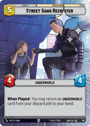 Image for Street Gang Recruiter (Hyperspace Foil) (763) (A Lawless Time) - Star Wars: Unlimited