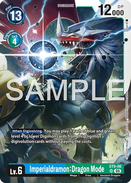Image for Imperialdramon: Dragon Mode - ST9-06 (Reprint) (ST9-06 SR) (Advanced Booster Digimon Generation) (AD-01) - Digimon Card Game