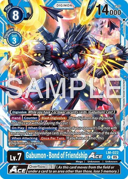 Image for Gabumon - Bond of Friendship ACE (Reprint) (LM-022 P) (Advanced Booster Digimon Generation) (AD-01) - Digimon Card Game