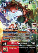 Image for BlitzGreymon (Alternate Art) (AD1-009 SR) (Advanced Booster Digimon Generation) (AD-01) - Digimon Card Game