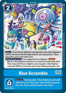 Image for Blue Scramble (Reprint) (LM-028 P) (Advanced Booster Digimon Generation) (AD-01) - Digimon Card Game