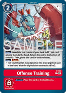 Image for Offense Training (Reprint) (P-103 P) (Advanced Booster Digimon Generation) (AD-01) - Digimon Card Game