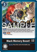Image for Black Memory Boost! (Reprint) (P-039 SR) (Advanced Booster Digimon Generation) (AD-01) - Digimon Card Game