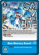 Image for Blue Memory Boost! (Reprint) (P-036 SR) (Advanced Booster Digimon Generation) - Digimon Card Game