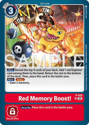 Image for Red Memory Boost! (Reprint) (P-035 SR) (Advanced Booster Digimon Generation) - Digimon Card Game