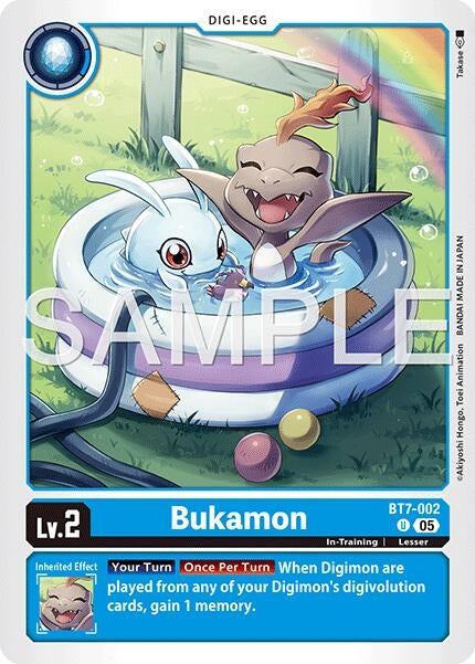 Image for Bukamon (Reprint) (BT7-002 U) (Advanced Booster Digimon Generation) (AD-01) - Digimon Card Game