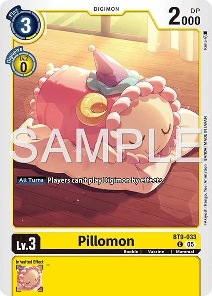 Image for Pillomon (Reprint) (BT9-033 C) (Advanced Booster Digimon Generation) (AD-01) - Digimon Card Game