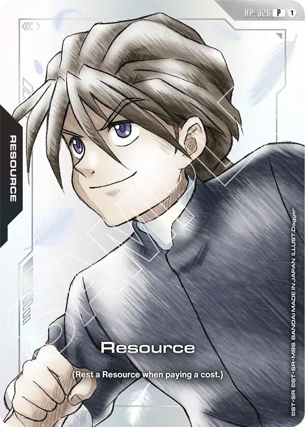 Image for Resource (RP-026) (Mobile Suit Gundam Wing) (RP-026) (Promotional Resource Tokens) - Gundam Card Game