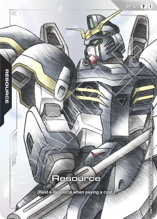 Image for Resource (RP-027) (Mobile Suit Gundam Wing) (RP-027) (Promotional Resource Tokens) - Gundam Card Game