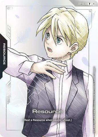 Image for Resource (RP-030) (Mobile Suit Gundam Wing) (RP-030) (Promotional Resource Tokens) - Gundam Card Game