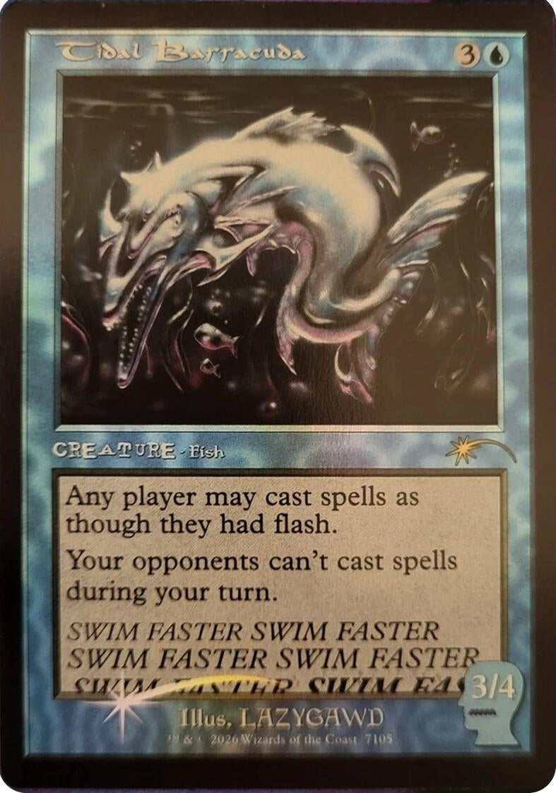 Image for Tidal Barracuda (7105) (Secret Lair Drop Series) - Magic: The Gathering