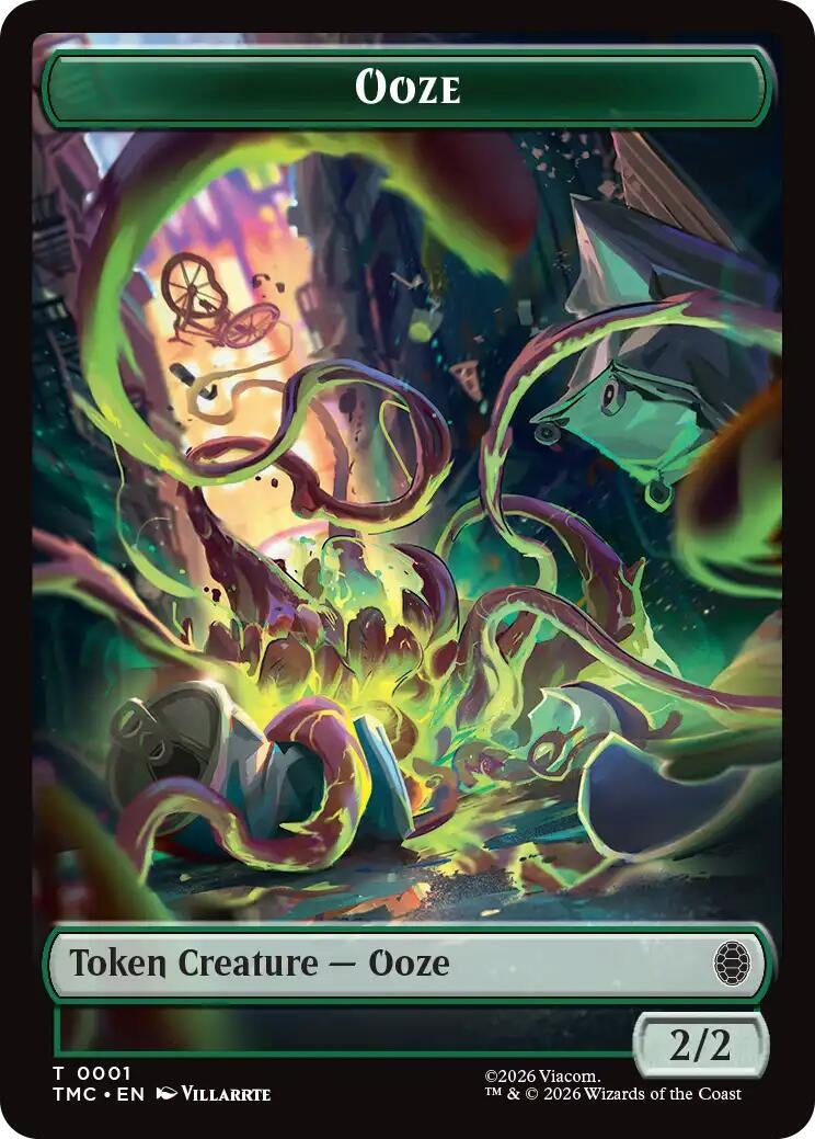 Image for Ooze // Copy Double-Sided Token (1 // 1) (Teenage Mutant Ninja Turtles) - Magic: The Gathering