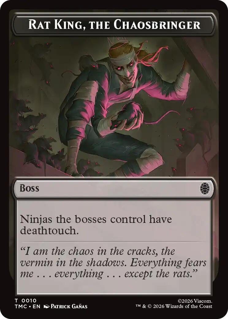 Image for Rat King, The Chaosbringer (10) (Teenage Mutant Ninja Turtles) - Magic: The Gathering