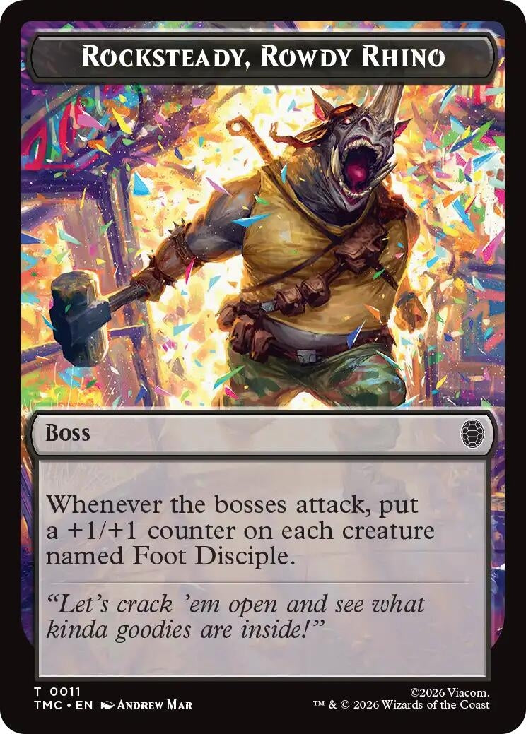 Image for Rocksteady, Rowdy Rhino (11) (Teenage Mutant Ninja Turtles) - Magic: The Gathering