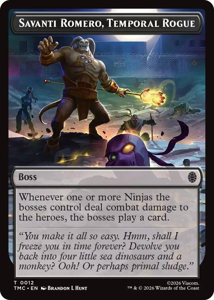 Image for Savanti Romero, Temporal Rogue (12) (Teenage Mutant Ninja Turtles) - Magic: The Gathering