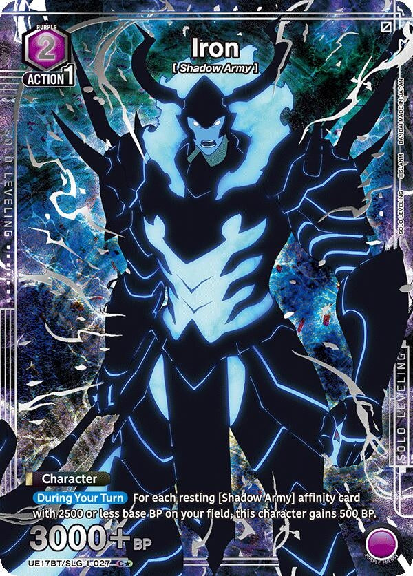 Image for Iron (C*) (UE17BT/SLG-1-027) (UE17BT: SOLO LEVELING) - Union Arena