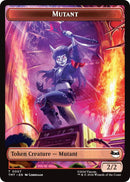 Image for Mutant // Ninja Turtle Spirit Double-Sided Token (7 // 3) (Teenage Mutant Ninja Turtles) - Magic: The Gathering