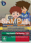 Image for Izzy Izumi & Tai Kamiya (Alternate Art) (AD1-022) (Advanced Booster Digimon Generation) (AD-01) - Digimon Card Game