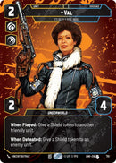 Image for Val - It's Been a Ride, Babe (Prestige) (791) (A Lawless Time) - Star Wars: Unlimited
