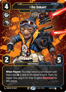 Image for Rio Durant - Beckett's Right Hands (Prestige) (792) (A Lawless Time) - Star Wars: Unlimited