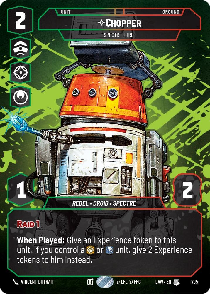 Image for Chopper - Spectre Three (Prestige) (795) (A Lawless Time) - Star Wars: Unlimited