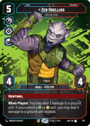 Image for Zeb Orellios - Spectre Four (Prestige) (797) (A Lawless Time) - Star Wars: Unlimited