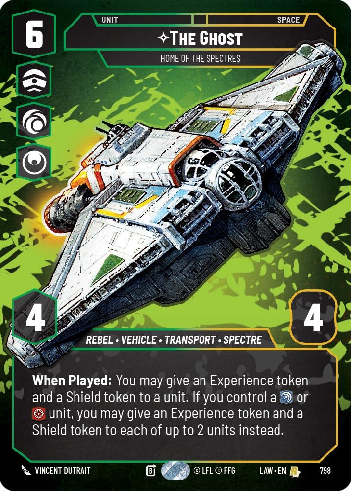 Image for The Ghost - Home of the Spectres (Prestige) (798) (A Lawless Time) - Star Wars: Unlimited