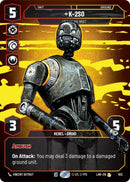 Image for K-2S0 - Locking the Vault (Prestige) (802) (A Lawless Time) - Star Wars: Unlimited