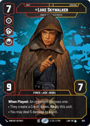 Image for Luke Skywalker - Profit or Be Destroyed (Prestige) (806) (A Lawless Time) - Star Wars: Unlimited