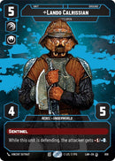 Image for Lando Calrissian - Eyes Open (Prestige) (809) (A Lawless Time) - Star Wars: Unlimited