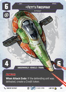 Image for Fett's Firespray - In Pursuit (Prestige) (814) (A Lawless Time) - Star Wars: Unlimited