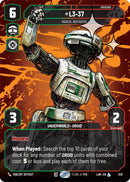 Image for L3-37 - Radical Instigator (Prestige Foil) (829) (A Lawless Time) - Star Wars: Unlimited