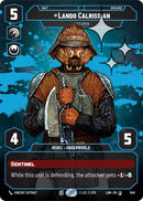 Image for Lando Calrissian - Eyes Open (Prestige Foil) (848) (A Lawless Time) - Star Wars: Unlimited