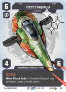 Image for Fett's Firespray - In Pursuit (Prestige Foil) (853) (A Lawless Time) - Star Wars: Unlimited